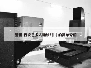 警惕!西安已多人确诊!㊙️的简单介绍